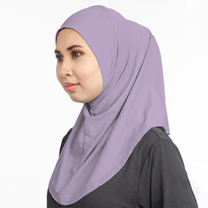 Sciarpa Hijab 2022 malese istantanea con copri collo pieno Hijab sportivo da <span class=keywords><strong>donna</strong></span> - Product Image 1