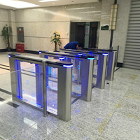 Contrôle d'accès rapide, contrôle à distance intelligent pour hôtel, entrée de supermarché, barrière automatique à balançoire, portail de sécurité, tourniquet