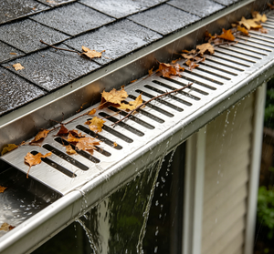 <span class=keywords><strong>Bande</strong></span> de protection de gouttière en acier inoxydable sur mesure pour le nettoyage des toitures, drainages, matériaux de construction métalliques modernes, appartement, villa, extérieur - Product Image 4