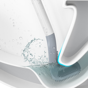 Wholesale Golf Shaped Long Handle Toilet Bowl <b>Scrub</b> Brush Cleaner for Home Hotel Dorm Bathroom - Product Image 4