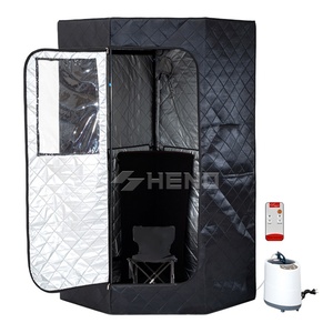 <span class=keywords><strong>Sauna</strong></span> pentagonal intelligent de haute qualité, personnalisable, de style moderne, noir, écologique, adapté aux appartements - Product Image 1