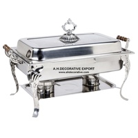 Plats de service en cuivre avec couvercle suspendu pour la restauration, les buffets, la maison, les hôtels, la décoration de traiteur, structure professionnelle, service de buffet