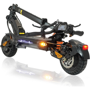 Potente Scooter Eléctrico Plegable de 5000W con Doble Motor para Adultos, 45 Millas de Autonomía, Batería de Alta Capacidad de 52V/25.6AH, Frenos de Disco, Ymj-1216 V - Product Image 1