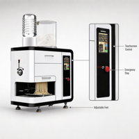 Machine à pâtes fraîches, ramen, spaghetti, nouilles, automatique, commerciale, facile à utiliser, en acier inoxydable, haute capacité