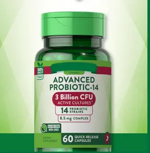 60 kapsül biyotik kapsül 3 milyar CFU ile erkekler ve kadınlar için kaliteli biyotik kapsül PrNew ürünleri