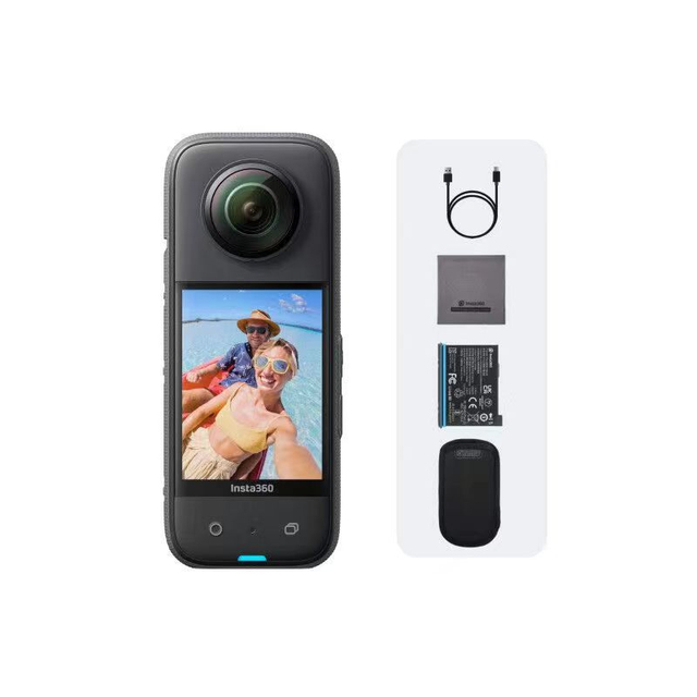 X618-1 Original Insta 360 X3 Camera 5.7k Video 10m Waterproof Flowstate Stabilization One X 3 Sports Action Camera Guangdong No
