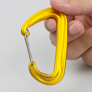 Mosqueton en <span class=keywords><strong>aluminium</strong></span> personnalisé 12KN, <span class=keywords><strong>petit</strong></span> mosqueton à verrouillage pour hamac - Product Image 6