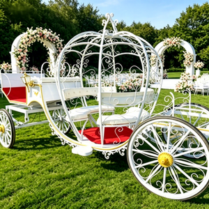 Calèche Citrouille Style Européen pour Mariage, Personnalisable, <span class=keywords><strong>Prix</strong></span> Usine, Idéale pour Visites Panoramiques - Product Image 2