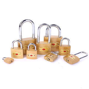 Candado de Seguridad Rectangular con Cuerpo de Hierro y Cierre de Palanca Única para Uso Doméstico - Product Image 1