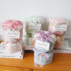 Jabón de Flores Eternas de Rosa, Ramo Hecho a Mano, Regalo <span class=keywords><strong>para</strong></span> el Día de San Valentín o Tanabata <span class=keywords><strong>para</strong></span> Chicas - Product Image 3