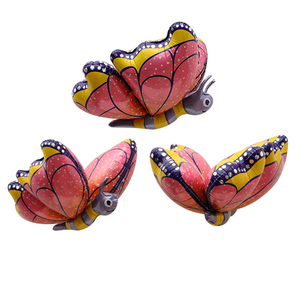 Fournisseur de ballons imprimés colorés, ballons en forme de papillons 3D, décoration de fêtes sur le thème des insectes, ballons flottants à l'hélium - Product Image 3
