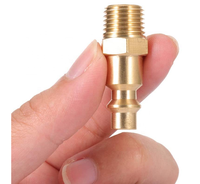 Raccord pneumatique 3/8 NPT * 1/4 OD SS 304 tube matériel raccord de tuyau d'air enfichable