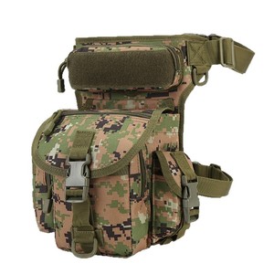 Sac de hanche tactique vert DF24 HB067-1 avec ceinture réglable, plusieurs couleurs, sac de rangement extérieur en tissu Oxford, utilisation toutes saisons - Product Image 2