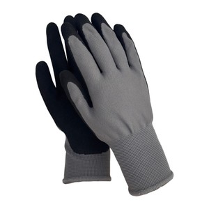 Gants de sécurité en polyester tricoté 15Gauge avec revêtement en <span class=keywords><strong>latex</strong></span> sablé sur la paume, couleur personnalisable, logo personnalisé - Product Image 2