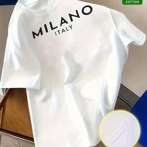 Nueva camiseta de hombre de manga corta con estampado de letras de marca personalizada de lujo y alta calidad, de diseñador de marca famosa - Product Image 5