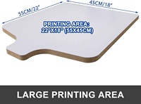 Machine d'impression sérigraphique 6 couleurs 6 stations 55x45cm pour T-shirts – Kit d'impression sérigraphique