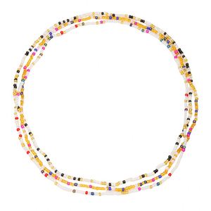 Chaîne de taille bohème sexy en perles Miyuki, pierres concassées colorées, cristal, plaqué or/argent, pour femme, idéale pour mariage et anniversaire - Product Image 5