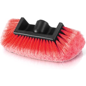 Tête de brosse de lavage de voiture avec poils doux pour le detailing, brosse de nettoyage de voiture à flux continu, équipement de lavage extérieur de voiture, 10 pouces (Rouge, 1 pièce) - Product Image 1