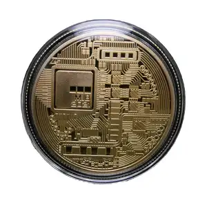 Manufacturer Custom 1-Color Stamping Electroplating Aluminum Alloy Virtual Coin For Business Gifts