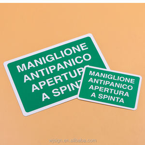 الصين الصانع تحذير رخيصة مخصصة البلاستيك لا تدخين علامة للتسوق - Product Image 6