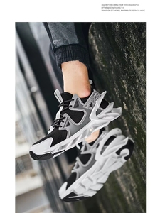 Zapatillas de Moda con Suela de PVC y Cierre de Calcetín, Zapatillas Deportivas Casuales para Correr, Zapatillas de Diseño para Mujer, Zapatillas Deportivas para Caminar para Hombre, Tendencia de Moda de Primavera y Otoño - Product Image 4