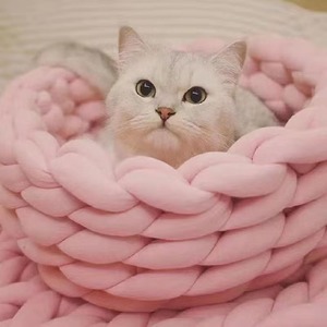 Đóng Hộp Bông Đảo Sang Trọng Nhà Vật Nuôi Dòng Tay Dệt Khăn Hat Chăn <span class=keywords><strong>Polyester</strong></span> Melange Sợi Trang Trí Nội Thất - Product Image 2