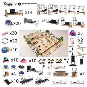 Equipo de Gimnasio Comercial de Pilates Profesional de Aleación de Aluminio, Juego Completo, Duradero - Product Image 1