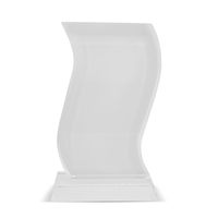 Souvenir d'événement, trophée personnalisé, impression par sublimation, plaque en cristal, cadre photo en verre, vierge, BXP-05
