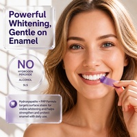 Parches Blanqueadores de Dientes Nano NHAp Seguros para el Esmalte Dental - Tiras Blanqueadoras PAP Plus Advanced para Reparación Dental y Cuidado de Dientes Sensibles