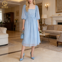 personnalisé haut de gamme automne vêtements OEM élégant Maxi Dames à manches longues Femmes robe casual 100% Lin Robes