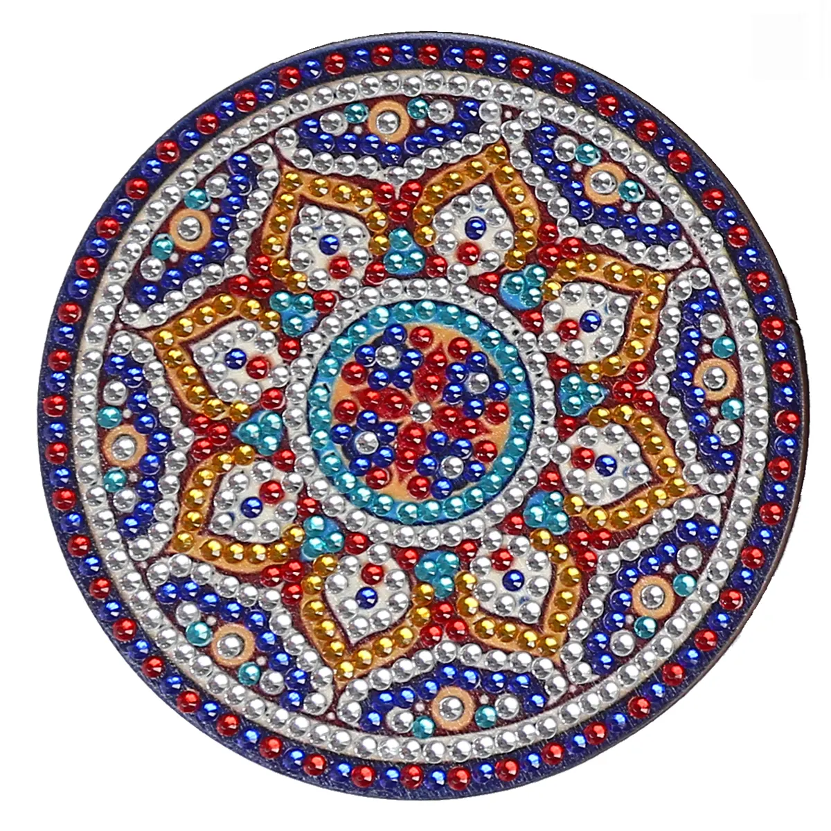 Nieuwe Aankomst Diy Mandala Coaster Diamond Painting Kits 8 Stuks Lichtgevende Diamond Painting Onderzetters Met Houder