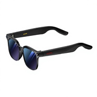 Lunettes Intelligentes IA avec Caméra 5.4, Lunettes de Soleil 8MP HD, Assistant Vocal, Traduction en Temps Réel, Contrôle Tactile, Monture TR90 M02S