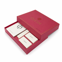 Boîtes cadeaux de luxe en carton rigide avec couvercle et base, personnalisables avec logo, plusieurs couleurs disponibles, pour cosmétiques et soins de la peau
