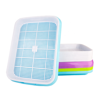 Microgreen Tray Plateaux de semis en plastique pépinière semoir strater cultiver pot de plantes
