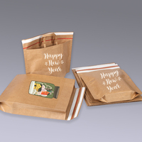2024 nouveau Design Kraft sac postal avec poignée écologique auto-adhésif expédition courrier sacs Tiktok affaires