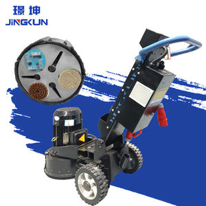 Machine à meuler le béton manuelle industrielle JINGKUN, petite, haute efficacité, portable, capable de lisser les bords du sol, 4 kW - Product Image 6