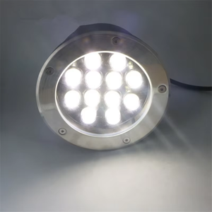 IP67, нержавеющая сталь, 2 Вт, светодиодные пошаговые светильники 12 В 300 мм, диаметр теплого белого, IP67, водонепроницаемые, 220 В, 36 Вт, светодиодный заземляющий светильник - Product Image 1