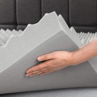 Matelas orthopédique pour améliorer le confort et la qualité du sommeil, matelas en mousse à mémoire de forme en forme de nid d'abeille de 4 pouces, surmatelas en mousse à mémoire de forme