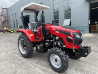 Tracteur agricole compact 4x4 de 50 CV, 70 CV, 80 CV avec chargeur frontal, équipement agricole