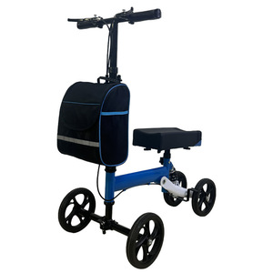 Andador Rong Jun RJ-2105 Azul con Soporte de Pierna de Cuero Suave para Personas Mayores y Recuperación de Lesiones - Product Image 2