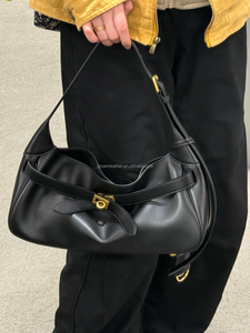 Auténticas Bolsas de Cuero Italiano Genuino para Mujer, Bolso de Hombro de Lujo de Inspiración Vintage con Correa Única SAM Belair para Todas las Temporadas - Product Image 4