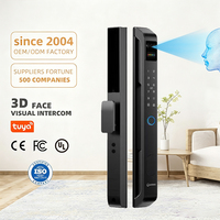 Serrure de porte intelligente à reconnaissance faciale Orbita, installation facile, contrôle par application Tuya WiFi, déverrouillage par empreinte digitale et clavier, pour villa