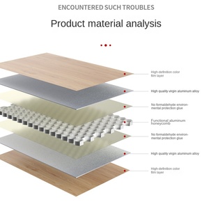 Panel de Nido de Abeja Totalmente de Aluminio, Ignífugo, Aislante Acústico, Panel Central para Puertas, Panel Compuesto para Muebles, Marca <span class=keywords><strong>BEILI</strong></span>, 3 Años de Garantía - Product Image 2