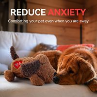 Juguete de Peluche Suave AFP para Aliviar la Ansiedad en Mascotas, Simulador de Latidos del Corazón, Ayuda para Dormir, Entrenamiento Comportamental, Juguete para Perros y Cachorros