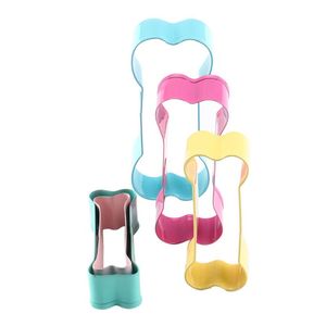 5 pezzi di natale e <span class=keywords><strong>Halloween</strong></span> cane osso Cookie Cutter Set di metallo per torte per fondente decorazione frutta a forma di taglierina - Product Image 2