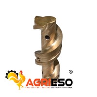 Connecteur d'auger pour ligne d'alimentation automatique Agrieso pour système d'alimentation des poulets de chair, pondeuses et reproducteurs en élevage