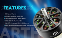Moteur Brushless Flashhobby 6S A3110 900KV M5 pour FPV longue portée 9-10 pouces, 12N14P, poussée maximale 2,9 kg, moteur BLDC pour modèles RC et applications industrielles robotiques
