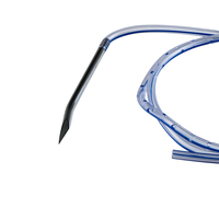 Système de drainage des plaies en silicone médical transparent, tube, fournitures chirurgicales, consommables médicaux, réservoir à ressort