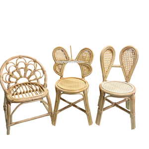 Chaise Enfant en Rotin Naturel Faite à la Main pour Événements et Fêtes, Chaise Bébé en Osier Écologique et Durable, Fournisseur de Mobilier Enfant en Gros - Product Image 4