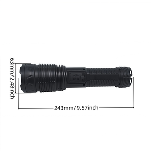 Rechargeable White Laser Tactical Long Range High Lumen <strong>Flashlight</strong> Zoomable High Lumens <strong>LED</strong> rescue <strong>Torch</strong> with <strong>Power</strong> Display - Product Image 4